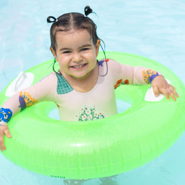Vestido de Baño Manga Larga Materas Rosa