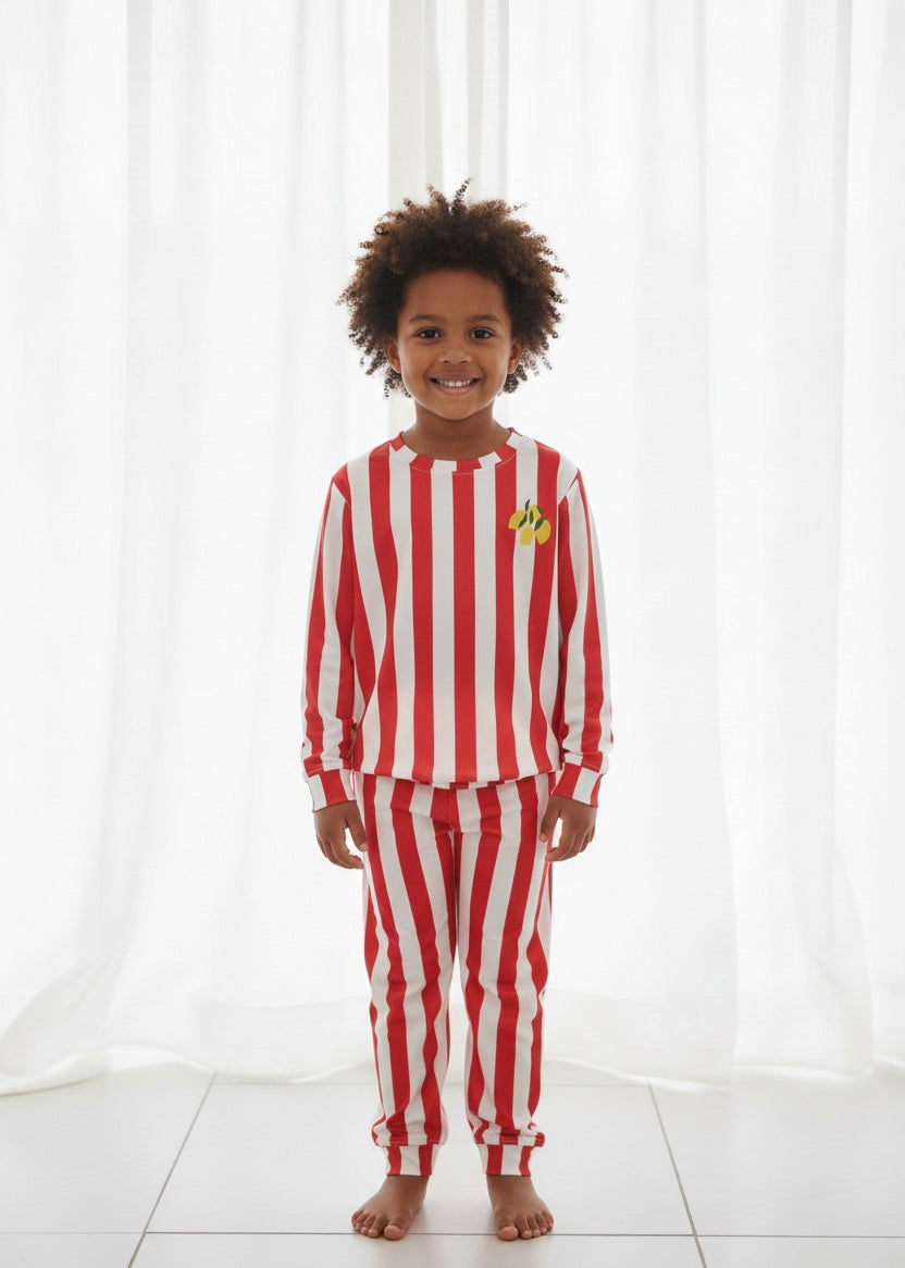Pijama Limonada Rayada Niños