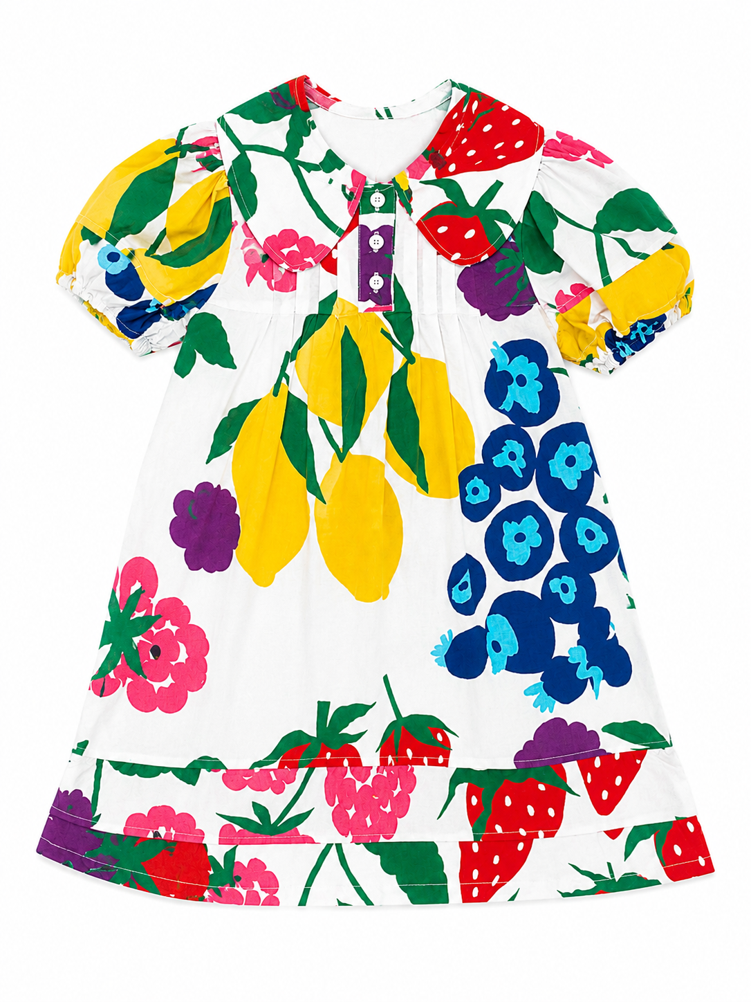 Vestido Puff Tutti Frutti