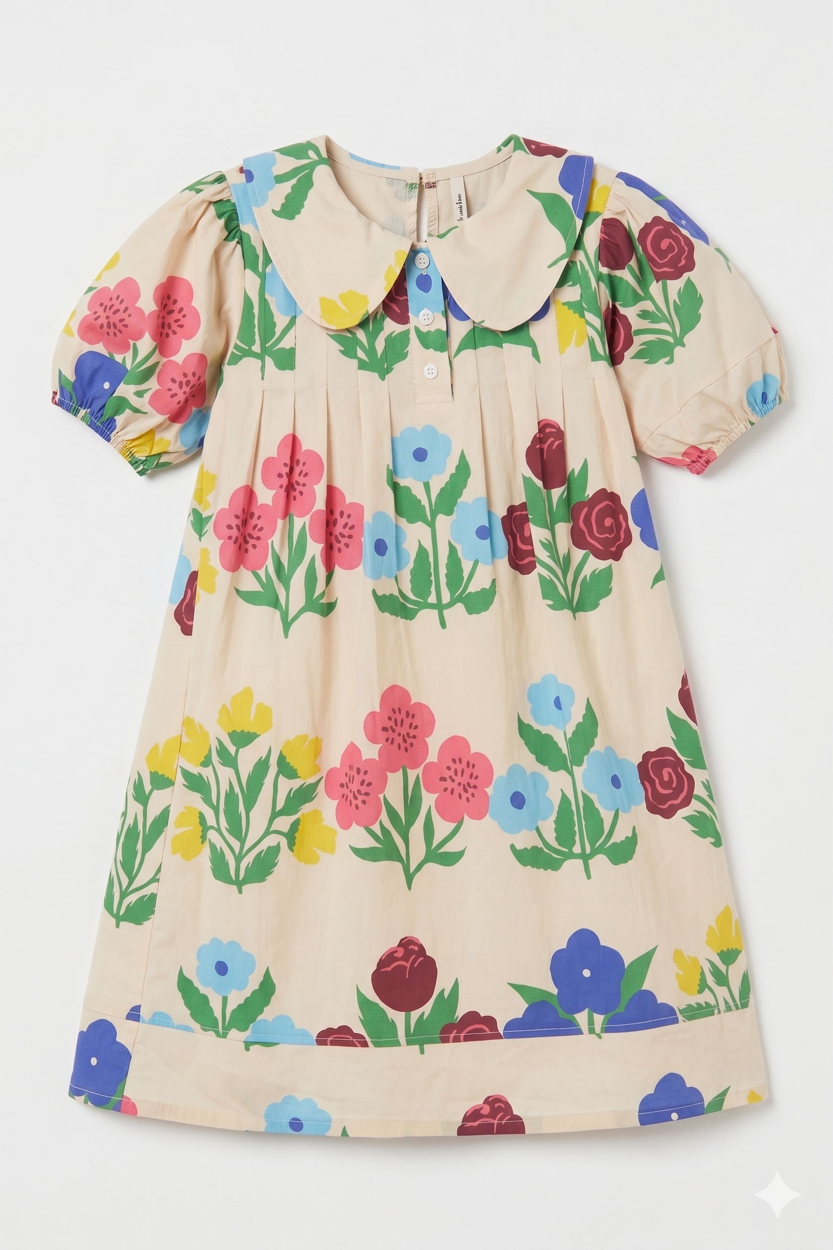 Vestido Puff Florecido