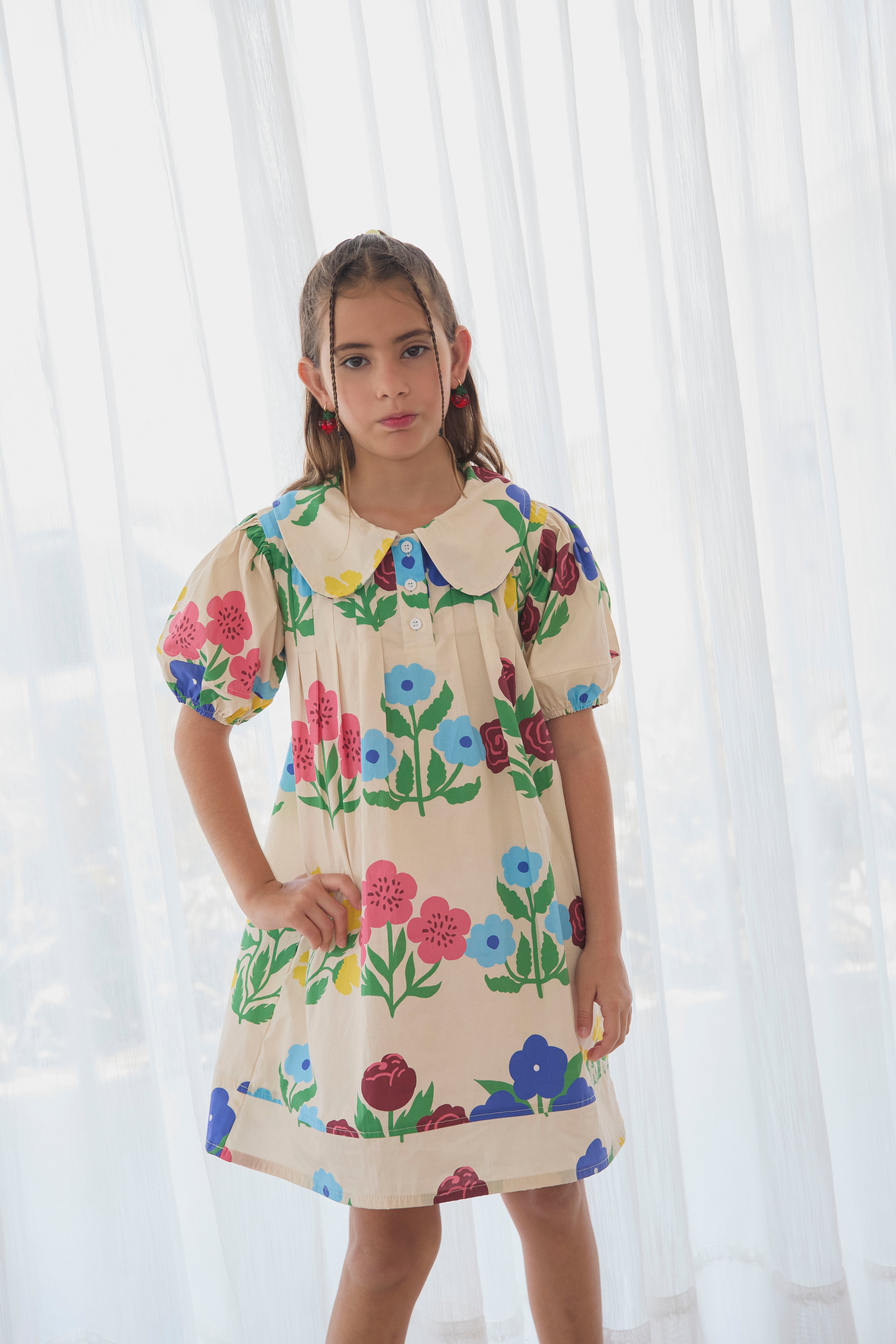 Vestido Puff Florecido