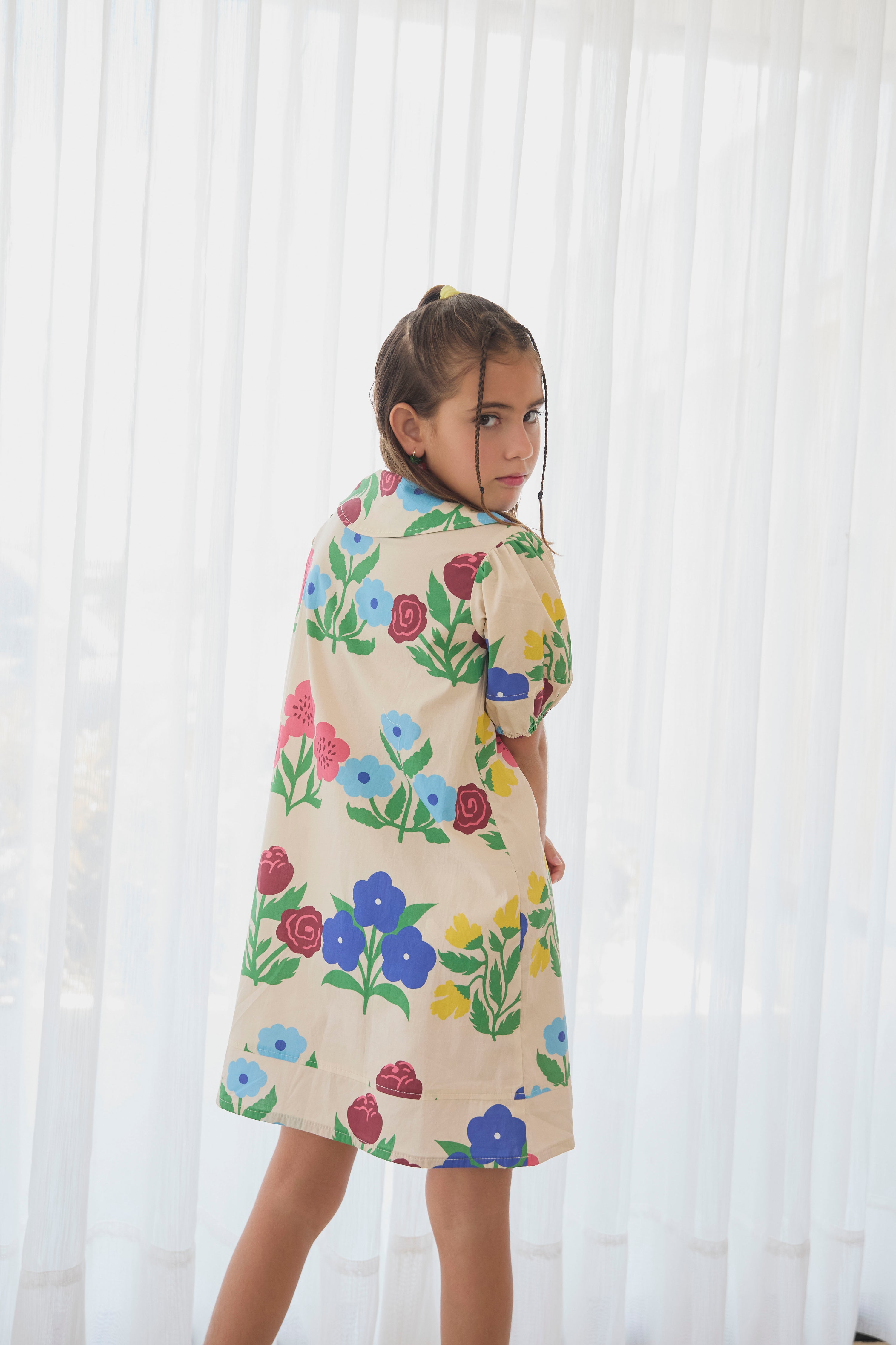 Vestido Puff Florecido