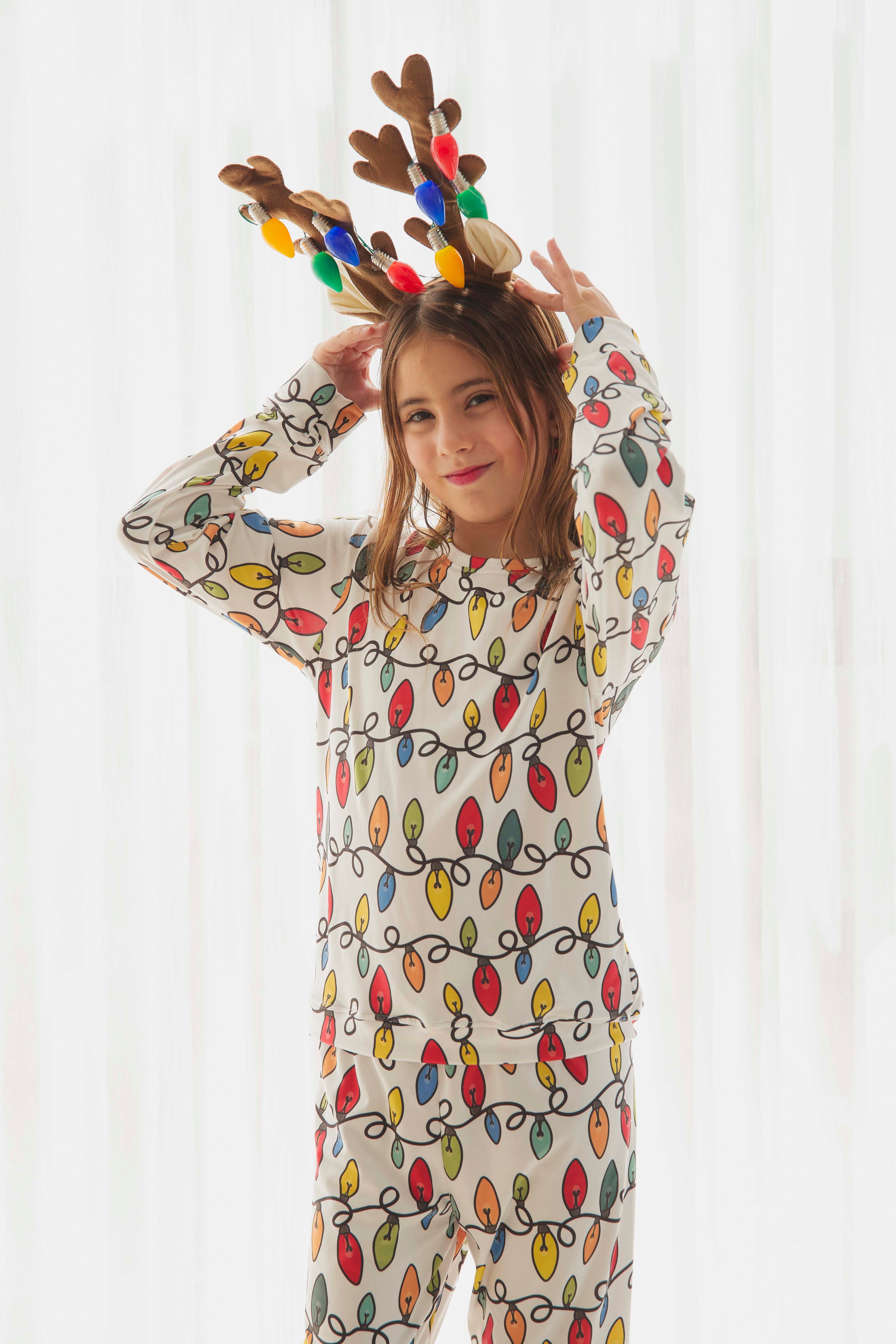 Pijama Luces Coloridas Niños