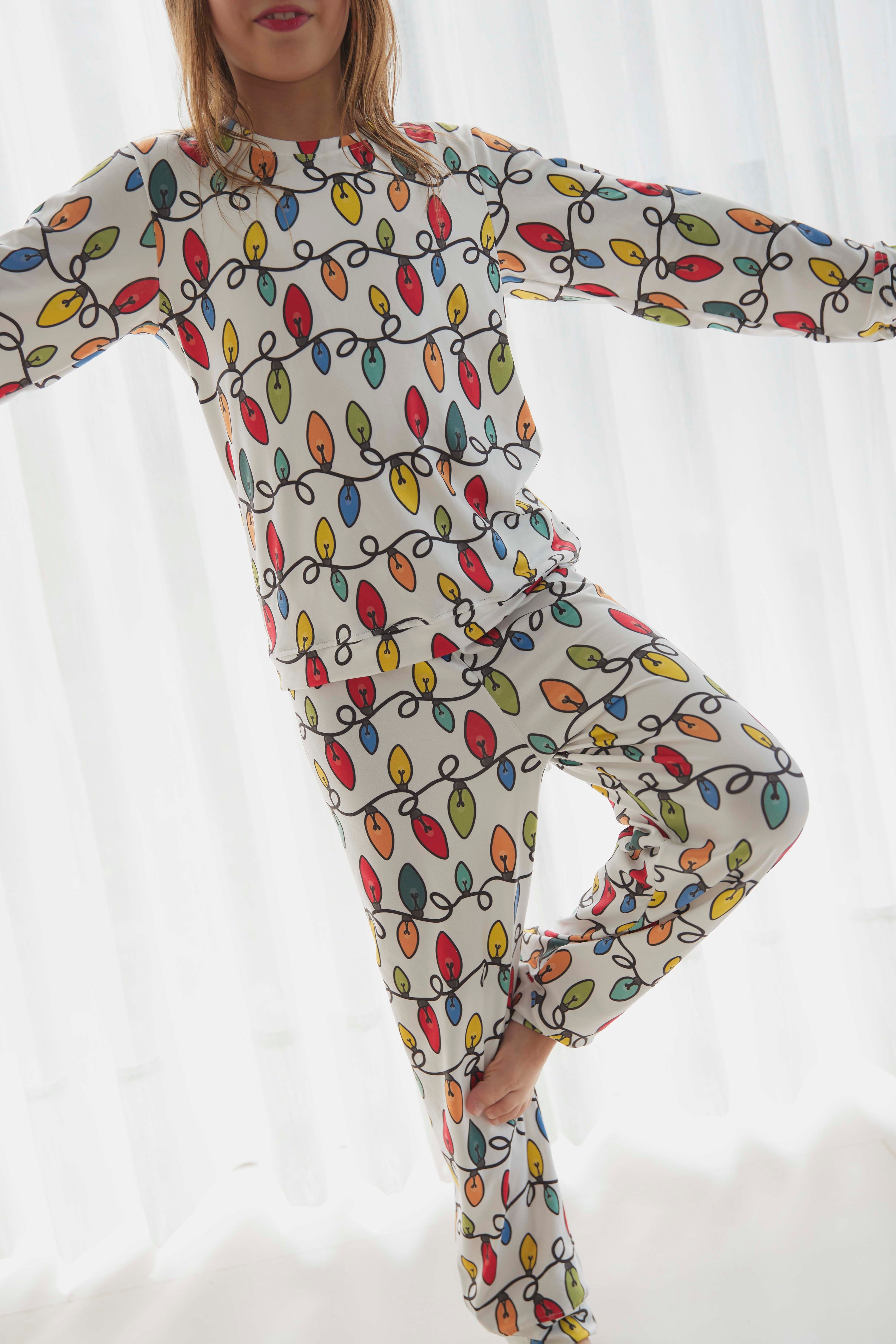 Pijama Luces Coloridas Niños