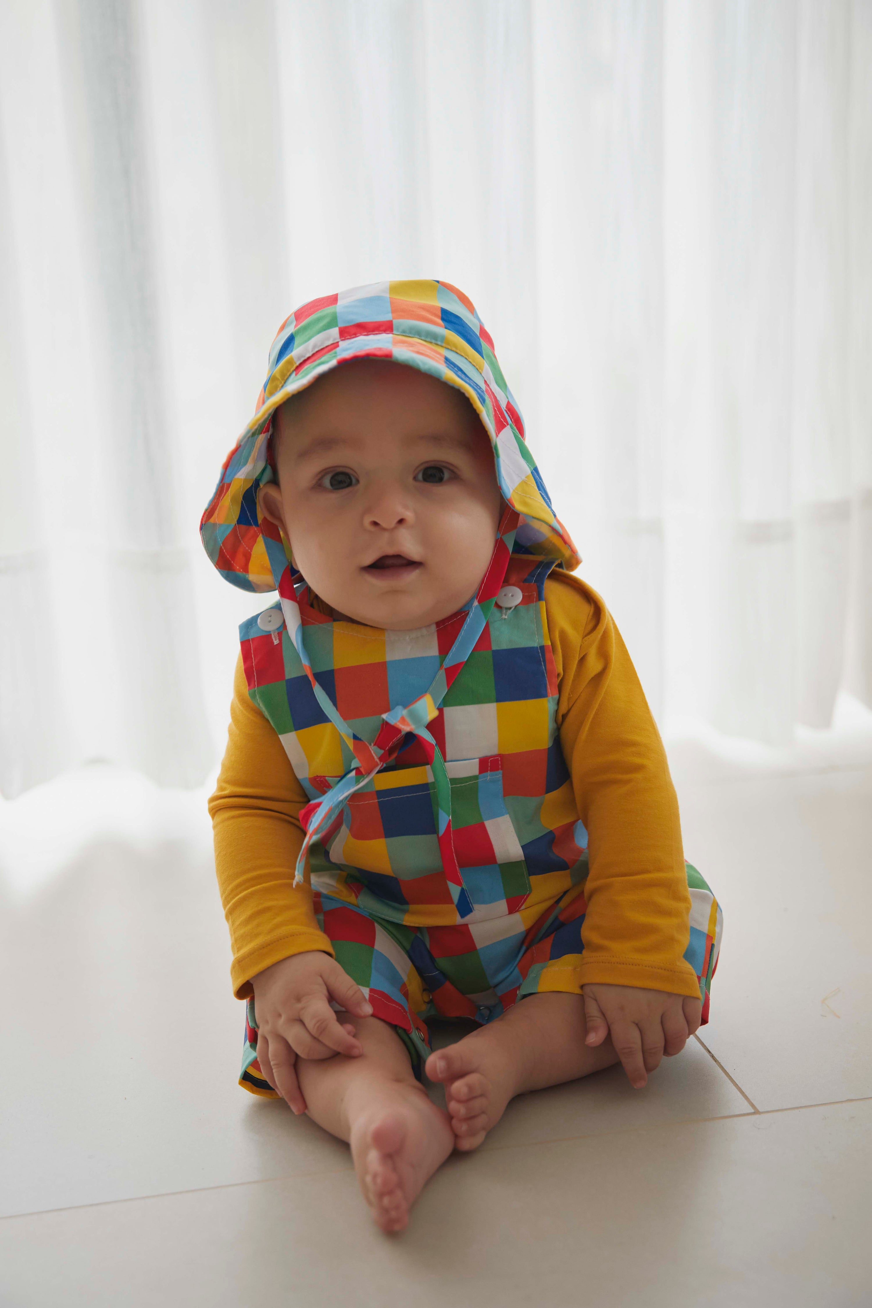 Bucket Hat Cuadros Coloridos