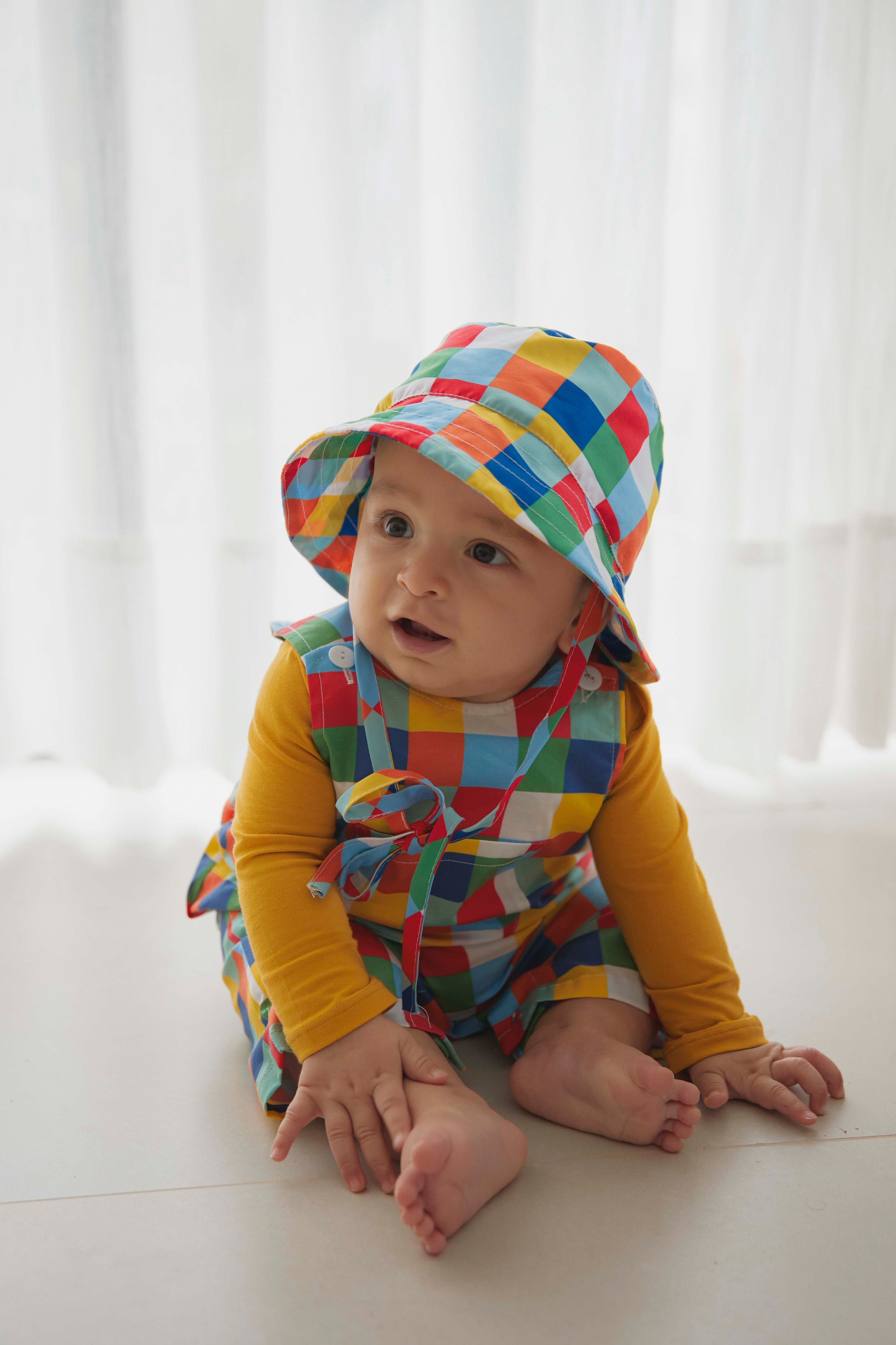 Bucket Hat Cuadros Coloridos