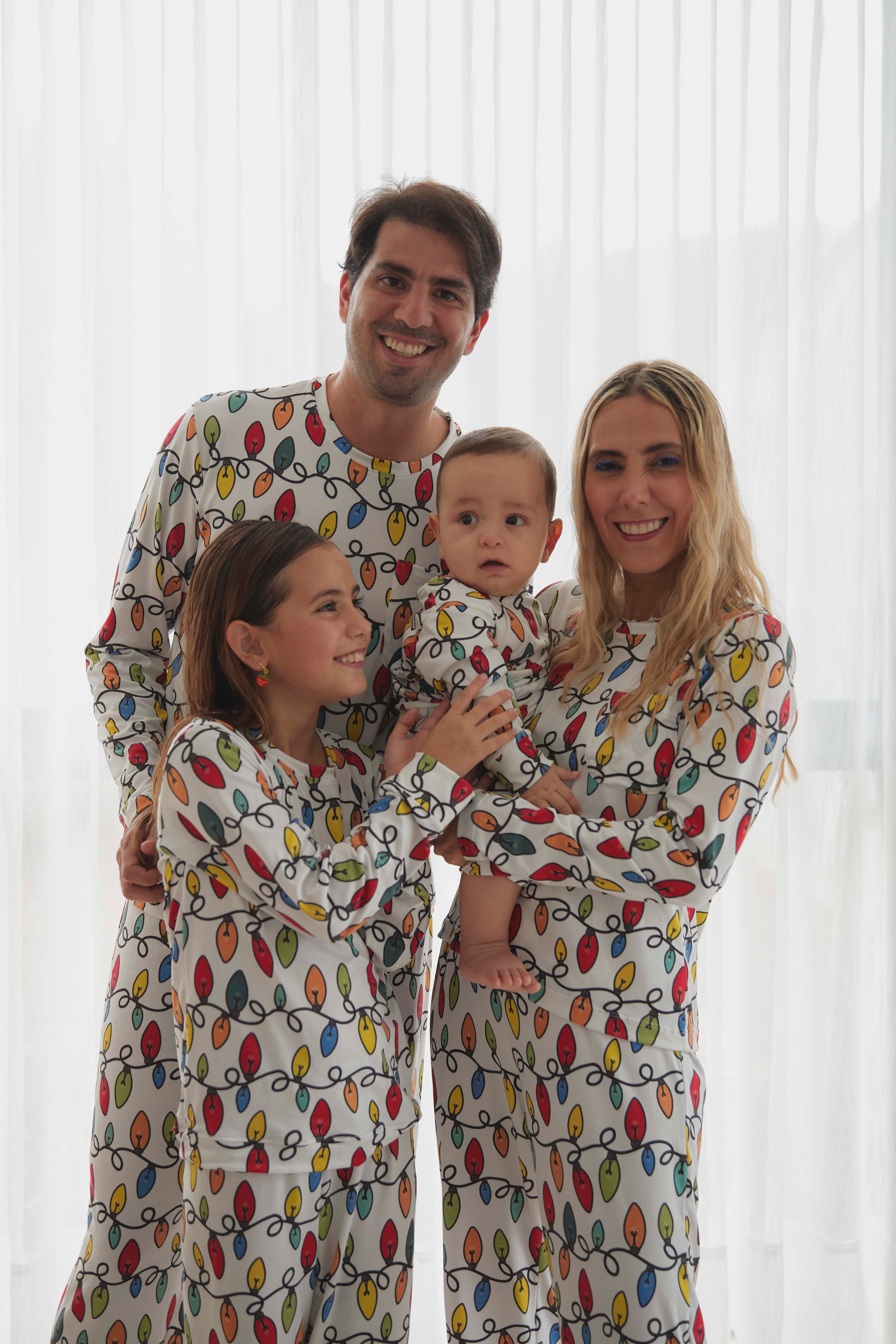 Pijama Luces Coloridas Niños