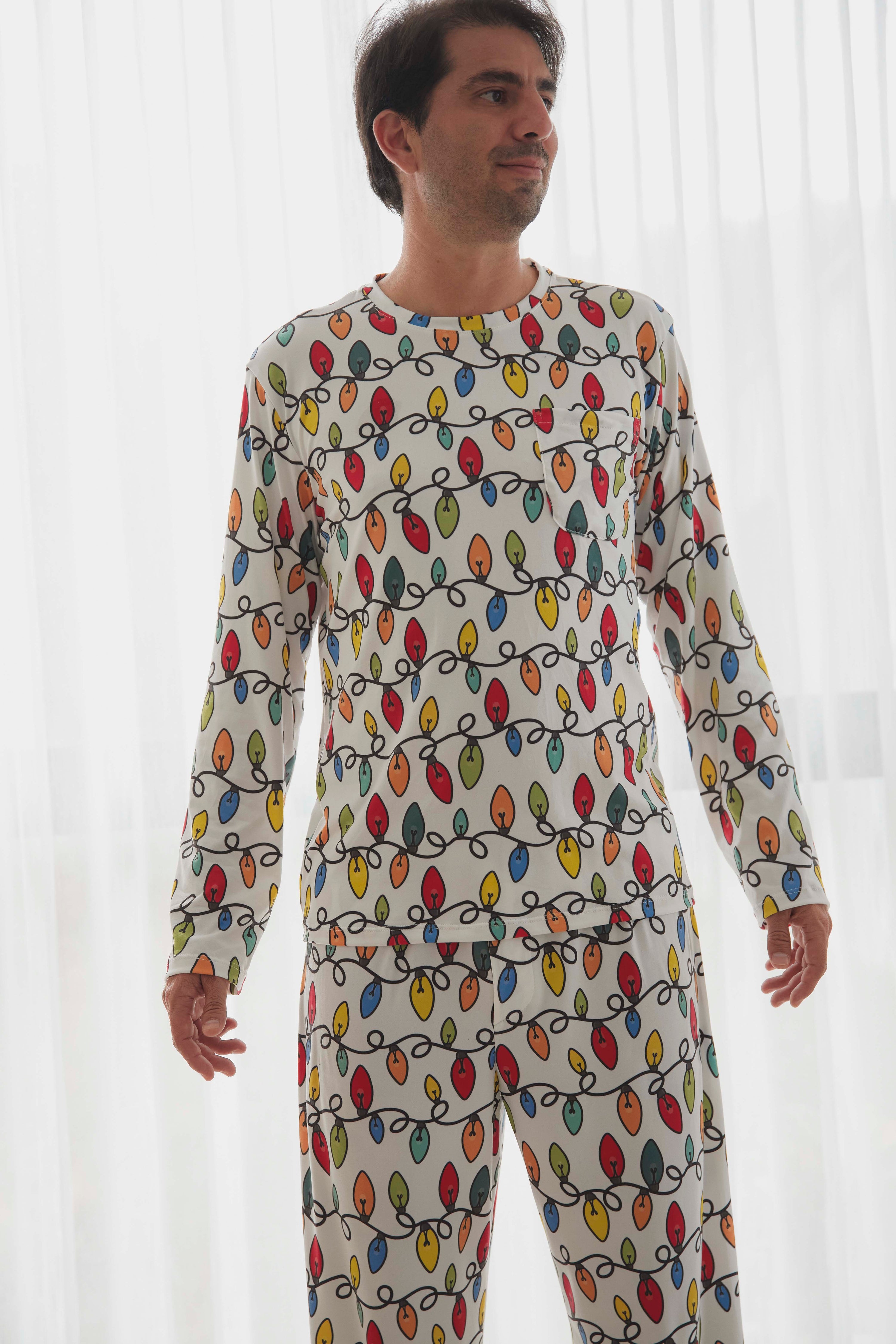 Pijama Luces Coloridas Adultos