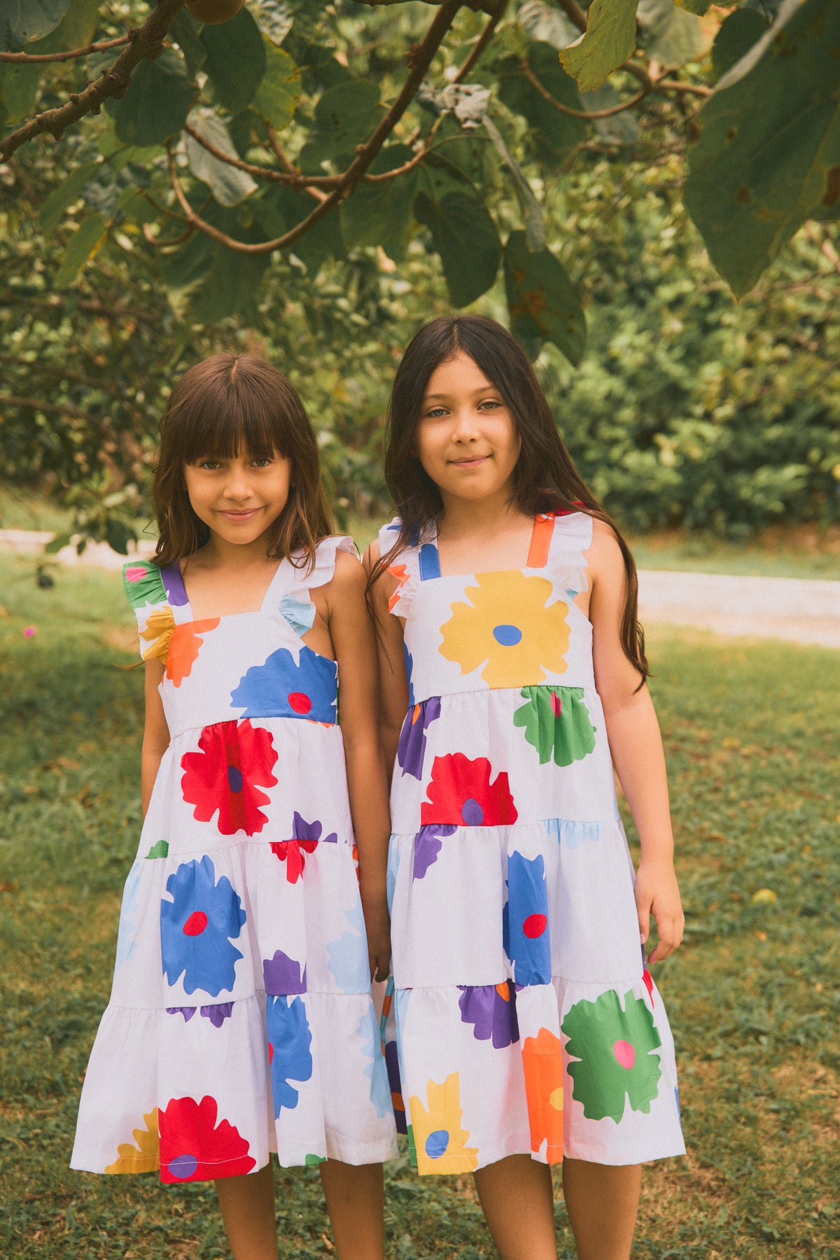 Vestido Arcoiris Flores de Colores